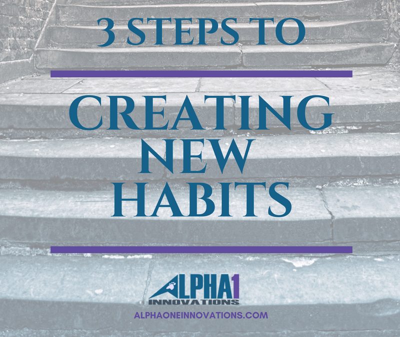 3 Steps to Creating New Habits