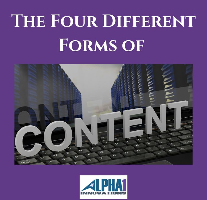 The Four Different Forms of Content